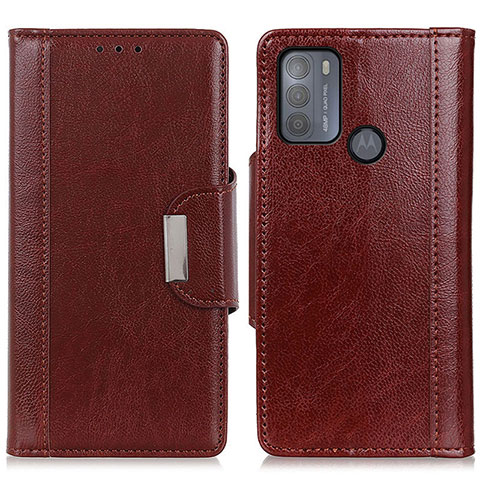 Funda de Cuero Cartera con Soporte Carcasa M01L para Motorola Moto G50 Marron