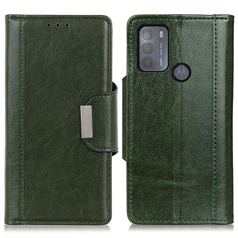 Funda de Cuero Cartera con Soporte Carcasa M01L para Motorola Moto G50 Verde