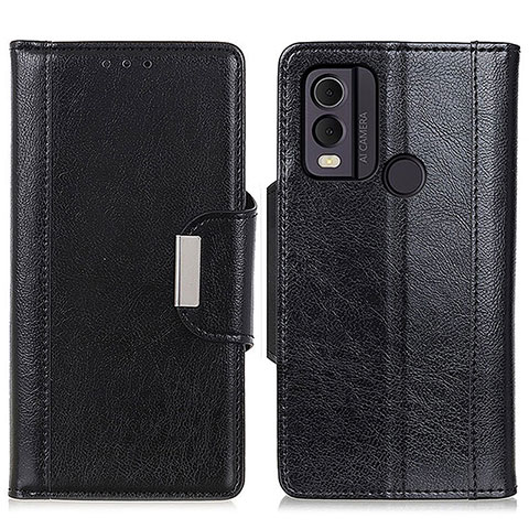 Funda de Cuero Cartera con Soporte Carcasa M01L para Nokia C22 Negro