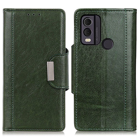 Funda de Cuero Cartera con Soporte Carcasa M01L para Nokia C22 Verde