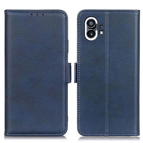 Funda de Cuero Cartera con Soporte Carcasa M01L para Nothing Phone 1 Azul