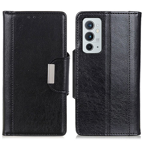 Funda de Cuero Cartera con Soporte Carcasa M01L para OnePlus 9RT 5G Negro