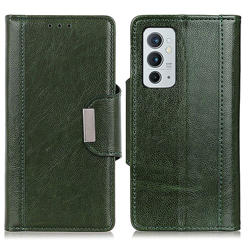 Funda de Cuero Cartera con Soporte Carcasa M01L para OnePlus 9RT 5G Verde