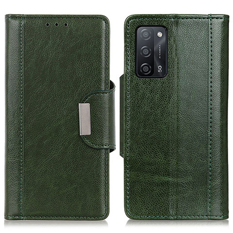 Funda de Cuero Cartera con Soporte Carcasa M01L para Oppo A53s 5G Verde