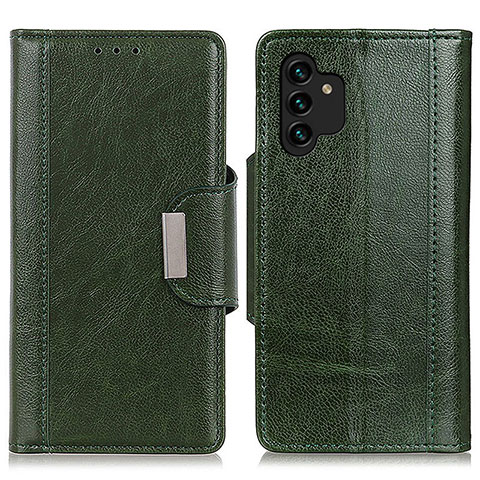 Funda de Cuero Cartera con Soporte Carcasa M01L para Samsung Galaxy A13 4G Verde