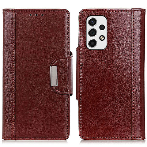 Funda de Cuero Cartera con Soporte Carcasa M01L para Samsung Galaxy A53 5G Marron