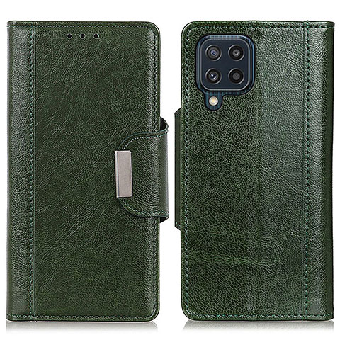 Funda de Cuero Cartera con Soporte Carcasa M01L para Samsung Galaxy M32 4G Verde