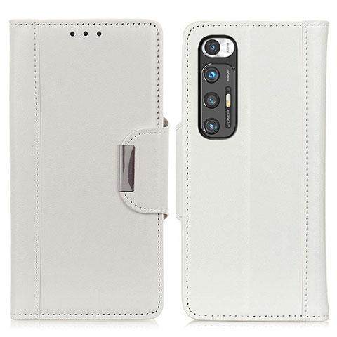 Funda de Cuero Cartera con Soporte Carcasa M01L para Xiaomi Mi 10S 5G Blanco