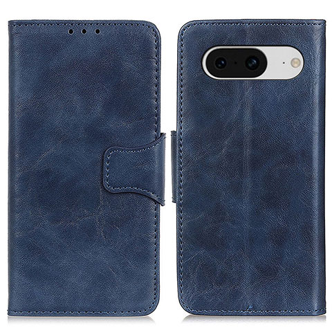 Funda de Cuero Cartera con Soporte Carcasa M02L para Google Pixel 8 5G Azul