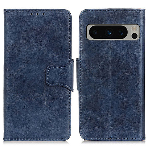 Funda de Cuero Cartera con Soporte Carcasa M02L para Google Pixel 8 Pro 5G Azul