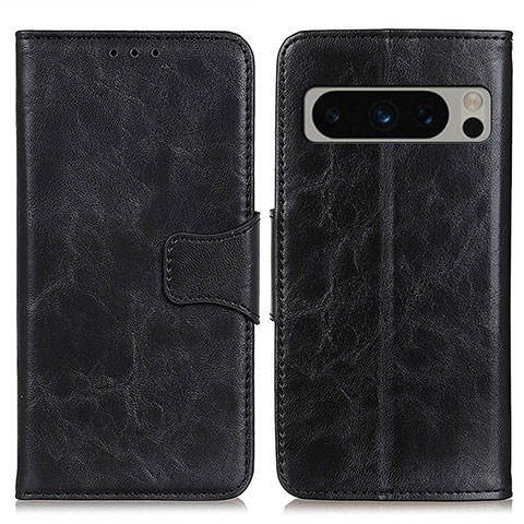 Funda de Cuero Cartera con Soporte Carcasa M02L para Google Pixel 8 Pro 5G Negro