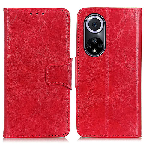 Funda de Cuero Cartera con Soporte Carcasa M02L para Huawei Honor 50 5G Rojo