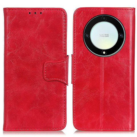 Funda de Cuero Cartera con Soporte Carcasa M02L para Huawei Honor Magic5 Lite 5G Rojo