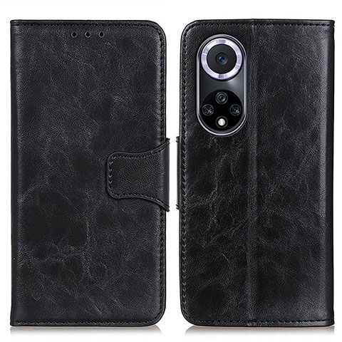 Funda de Cuero Cartera con Soporte Carcasa M02L para Huawei Nova 9 Negro