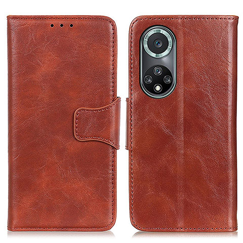 Funda de Cuero Cartera con Soporte Carcasa M02L para Huawei Nova 9 Pro Marron