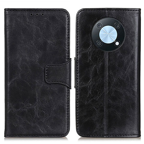 Funda de Cuero Cartera con Soporte Carcasa M02L para Huawei Nova Y90 Negro