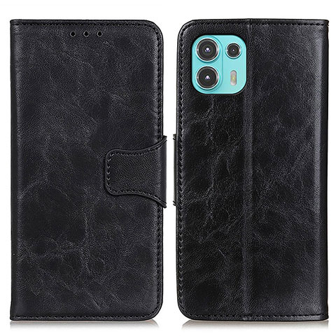 Funda de Cuero Cartera con Soporte Carcasa M02L para Motorola Moto Edge 20 Lite 5G Negro