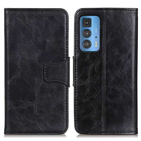 Funda de Cuero Cartera con Soporte Carcasa M02L para Motorola Moto Edge 20 Pro 5G Negro