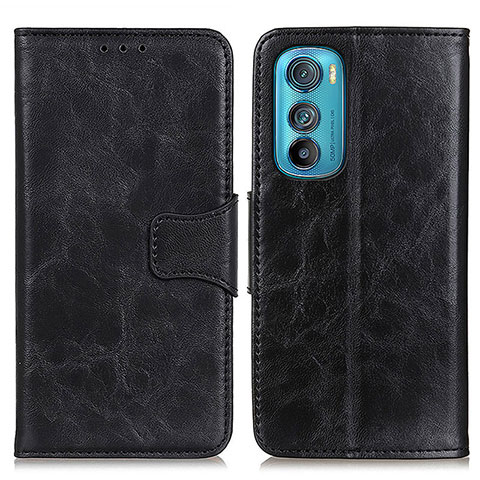 Funda de Cuero Cartera con Soporte Carcasa M02L para Motorola Moto Edge 30 5G Negro