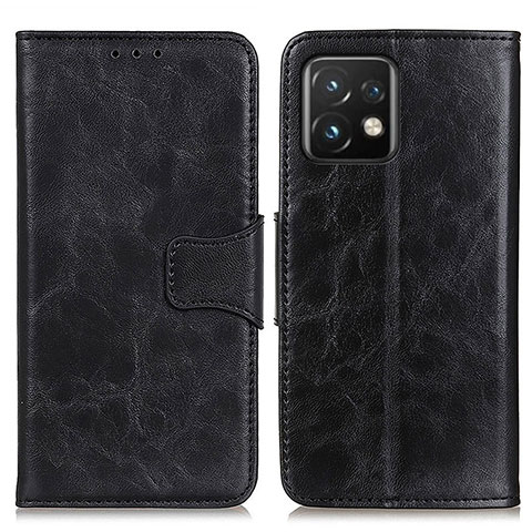 Funda de Cuero Cartera con Soporte Carcasa M02L para Motorola Moto Edge 40 Pro 5G Negro