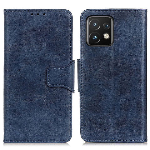 Funda de Cuero Cartera con Soporte Carcasa M02L para Motorola Moto Edge Plus (2023) 5G Azul