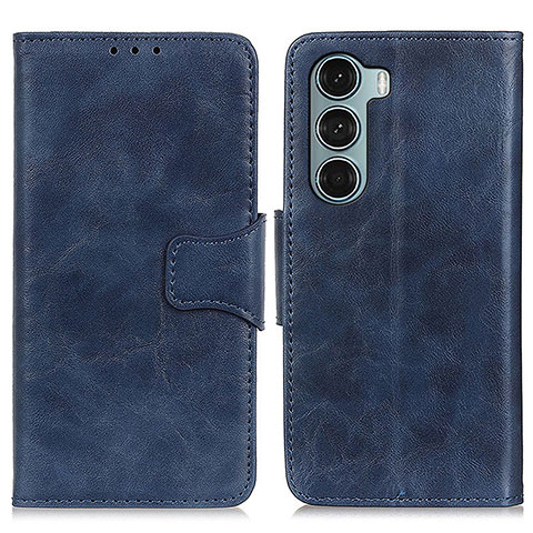 Funda de Cuero Cartera con Soporte Carcasa M02L para Motorola Moto Edge S30 5G Azul