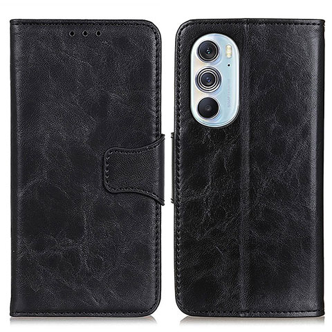 Funda de Cuero Cartera con Soporte Carcasa M02L para Motorola Moto Edge X30 5G Negro