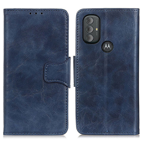 Funda de Cuero Cartera con Soporte Carcasa M02L para Motorola Moto G Play (2023) Azul