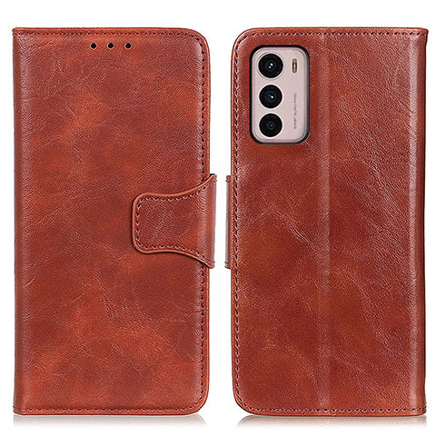 Funda de Cuero Cartera con Soporte Carcasa M02L para Motorola Moto G42 Marron