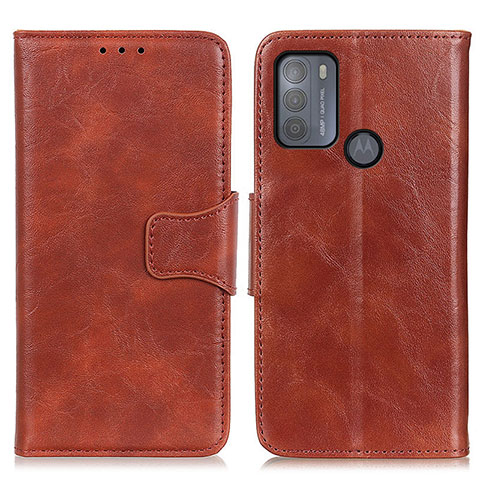 Funda de Cuero Cartera con Soporte Carcasa M02L para Motorola Moto G50 Marron