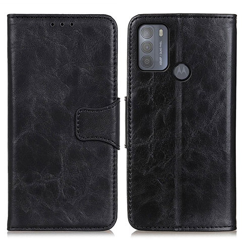 Funda de Cuero Cartera con Soporte Carcasa M02L para Motorola Moto G50 Negro