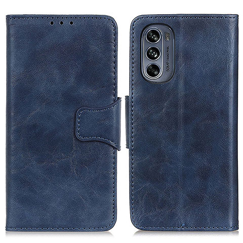 Funda de Cuero Cartera con Soporte Carcasa M02L para Motorola Moto G62 5G Azul