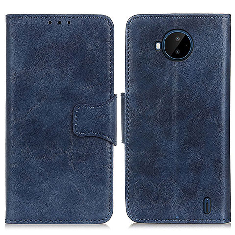 Funda de Cuero Cartera con Soporte Carcasa M02L para Nokia C20 Plus Azul