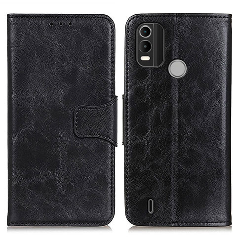 Funda de Cuero Cartera con Soporte Carcasa M02L para Nokia C21 Plus Negro