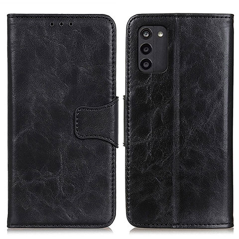 Funda de Cuero Cartera con Soporte Carcasa M02L para Nokia G100 Negro