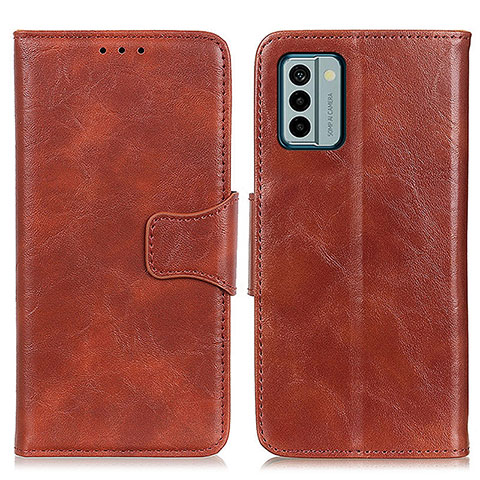 Funda de Cuero Cartera con Soporte Carcasa M02L para Nokia G22 Marron