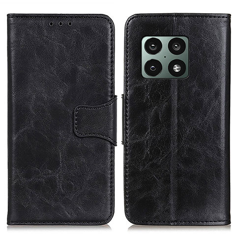 Funda de Cuero Cartera con Soporte Carcasa M02L para OnePlus 10 Pro 5G Negro