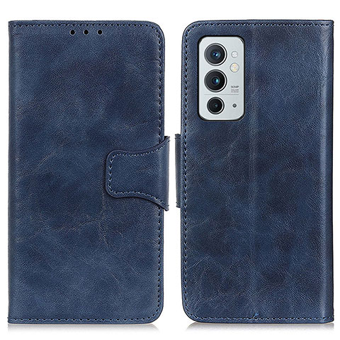 Funda de Cuero Cartera con Soporte Carcasa M02L para OnePlus 9RT 5G Azul