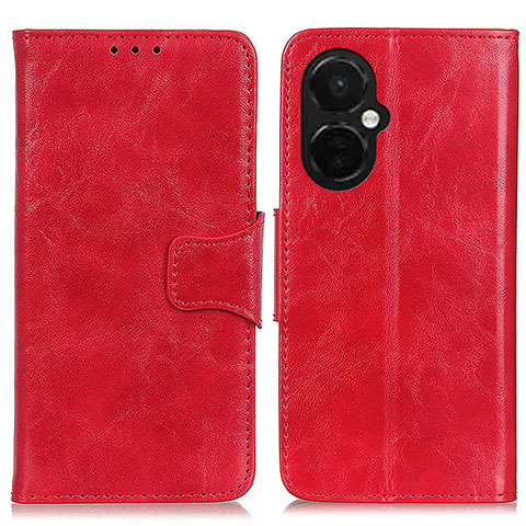 Funda de Cuero Cartera con Soporte Carcasa M02L para OnePlus Nord CE 3 5G Rojo