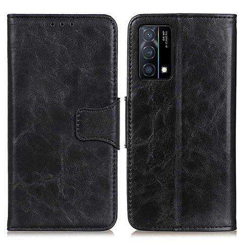 Funda de Cuero Cartera con Soporte Carcasa M02L para Oppo K9 5G Negro