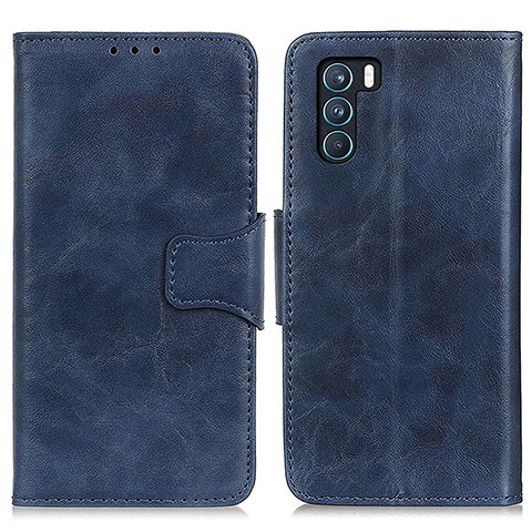 Funda de Cuero Cartera con Soporte Carcasa M02L para Oppo K9 Pro 5G Azul