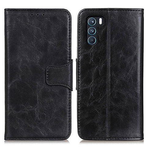 Funda de Cuero Cartera con Soporte Carcasa M02L para Oppo K9 Pro 5G Negro