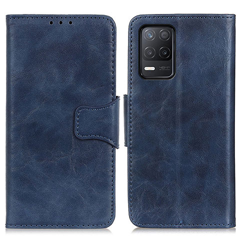 Funda de Cuero Cartera con Soporte Carcasa M02L para Realme 8s 5G Azul