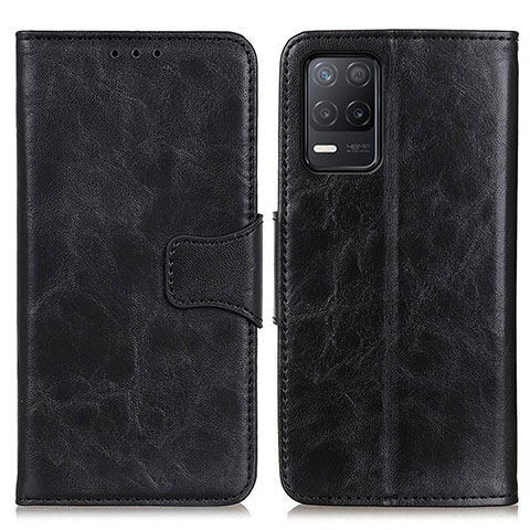 Funda de Cuero Cartera con Soporte Carcasa M02L para Realme 9 5G India Negro