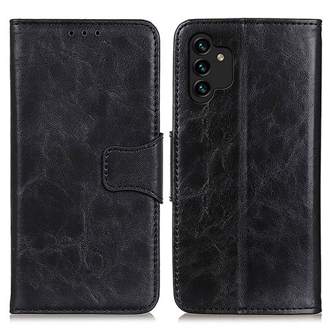 Funda de Cuero Cartera con Soporte Carcasa M02L para Samsung Galaxy A04s Negro