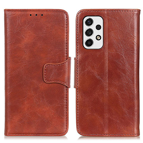 Funda de Cuero Cartera con Soporte Carcasa M02L para Samsung Galaxy A53 5G Marron