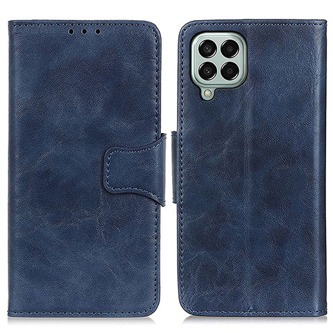 Funda de Cuero Cartera con Soporte Carcasa M02L para Samsung Galaxy M33 5G Azul