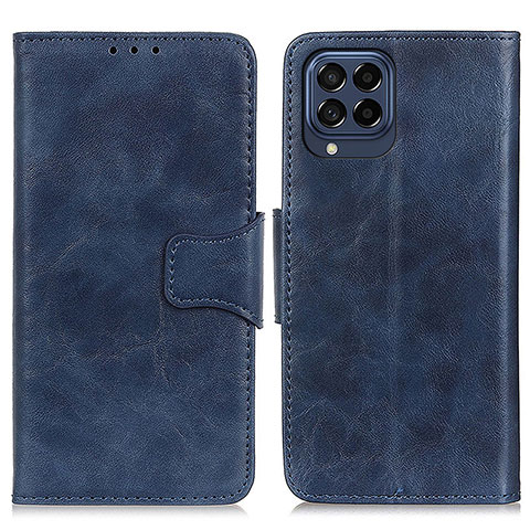 Funda de Cuero Cartera con Soporte Carcasa M02L para Samsung Galaxy M53 5G Azul