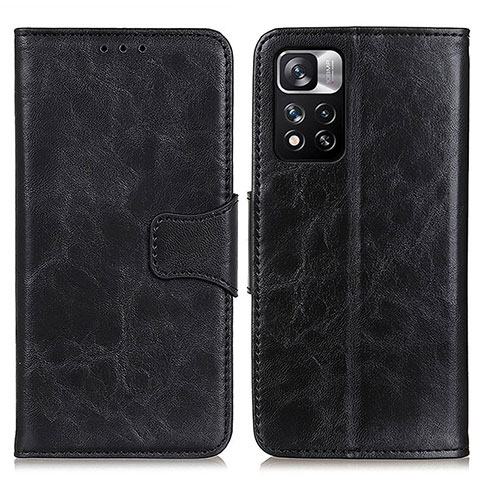 Funda de Cuero Cartera con Soporte Carcasa M02L para Xiaomi Mi 11i 5G (2022) Negro