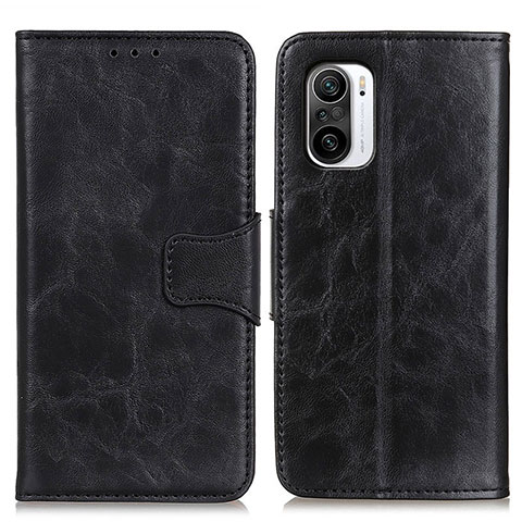 Funda de Cuero Cartera con Soporte Carcasa M02L para Xiaomi Mi 11i 5G Negro